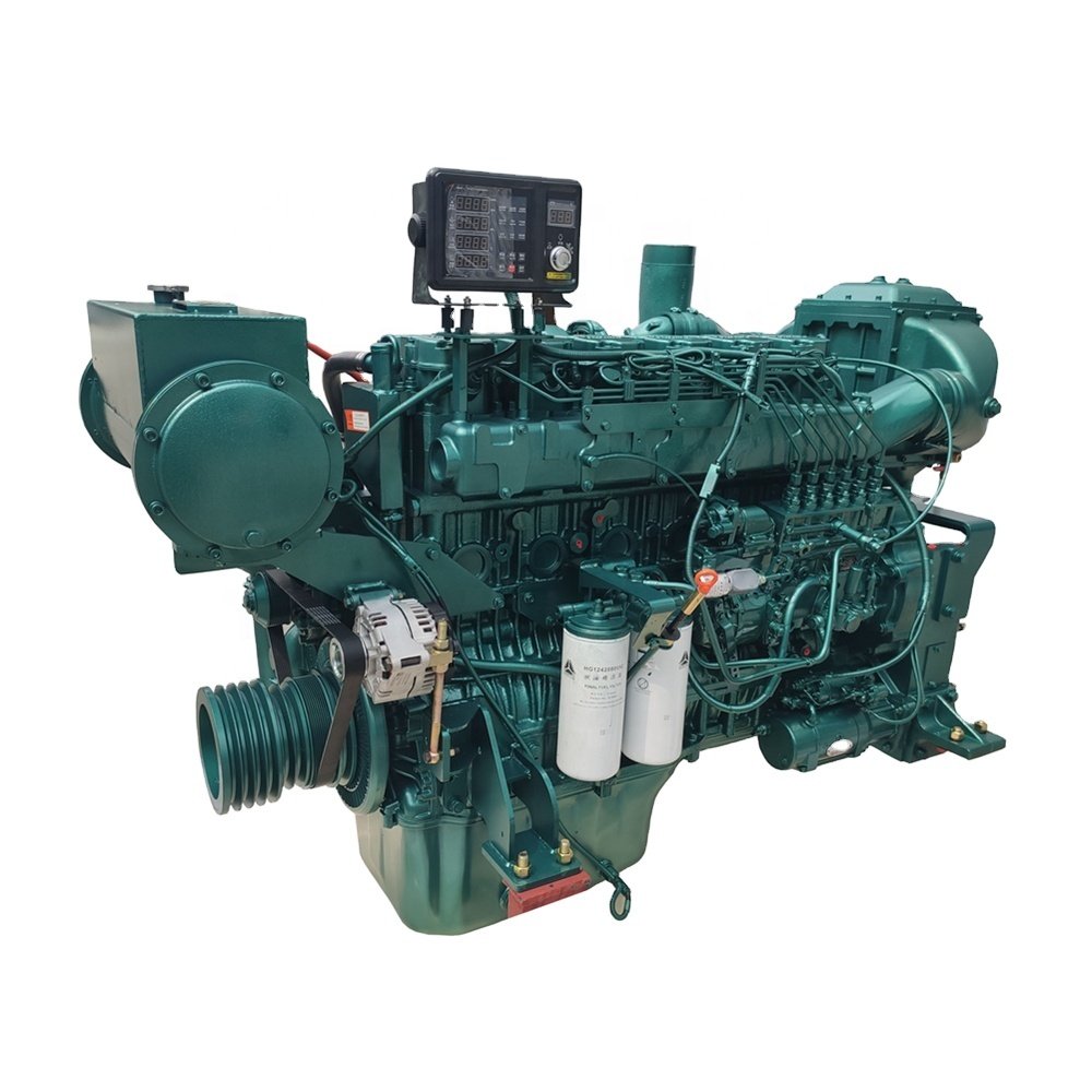 Sinotruk Marine diesel Engine Fiberglass Boat Engine Sinotruk Marine diesel Engine 257KW/350HP/2000RPM D1242C05